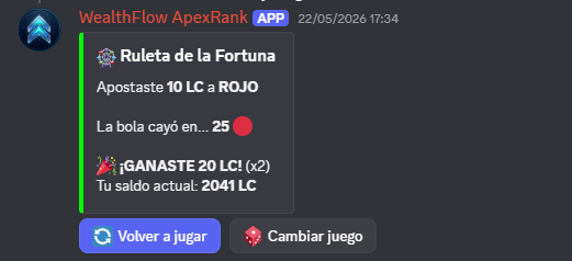 Ruleta de la Fortuna in Discord